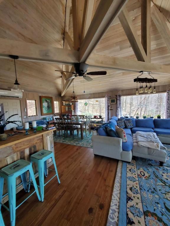 Treehouse Cathedral In Blue Ridge Mountains, Nc Villa Burnsville Dış mekan fotoğraf